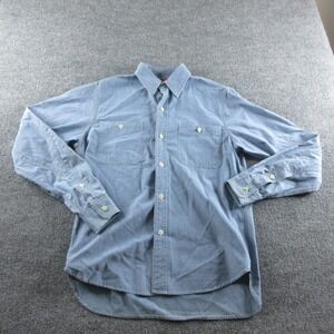 Best Made Co. Shirt Mens M Blue Chambray Long Sleeve Button Up Casual Cotton